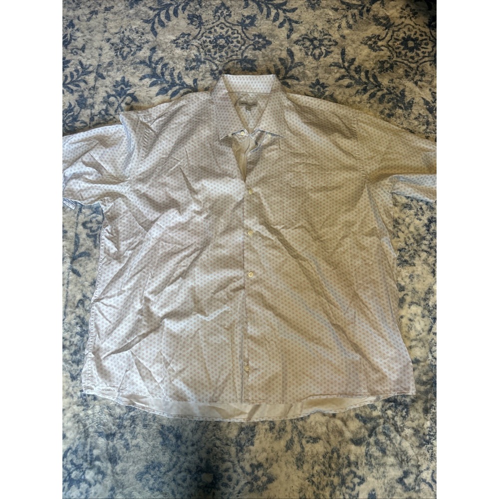 Peter Millar Men's Short Sleeve Button-Up XXL Shirt Floral Multicolor